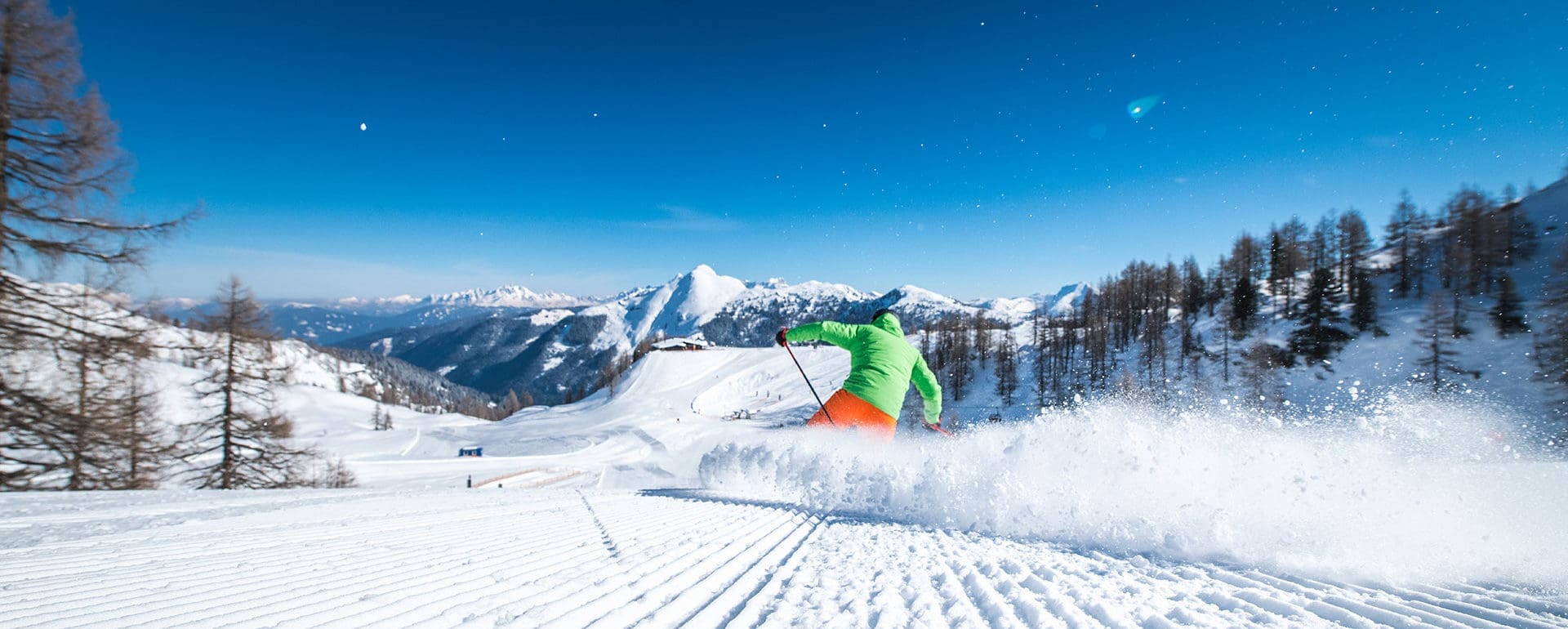 Skifahren im Skiurlaub in Zauchensee