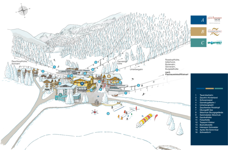 Hotel direkt an der Piste Zauchensee Salzburger Land
