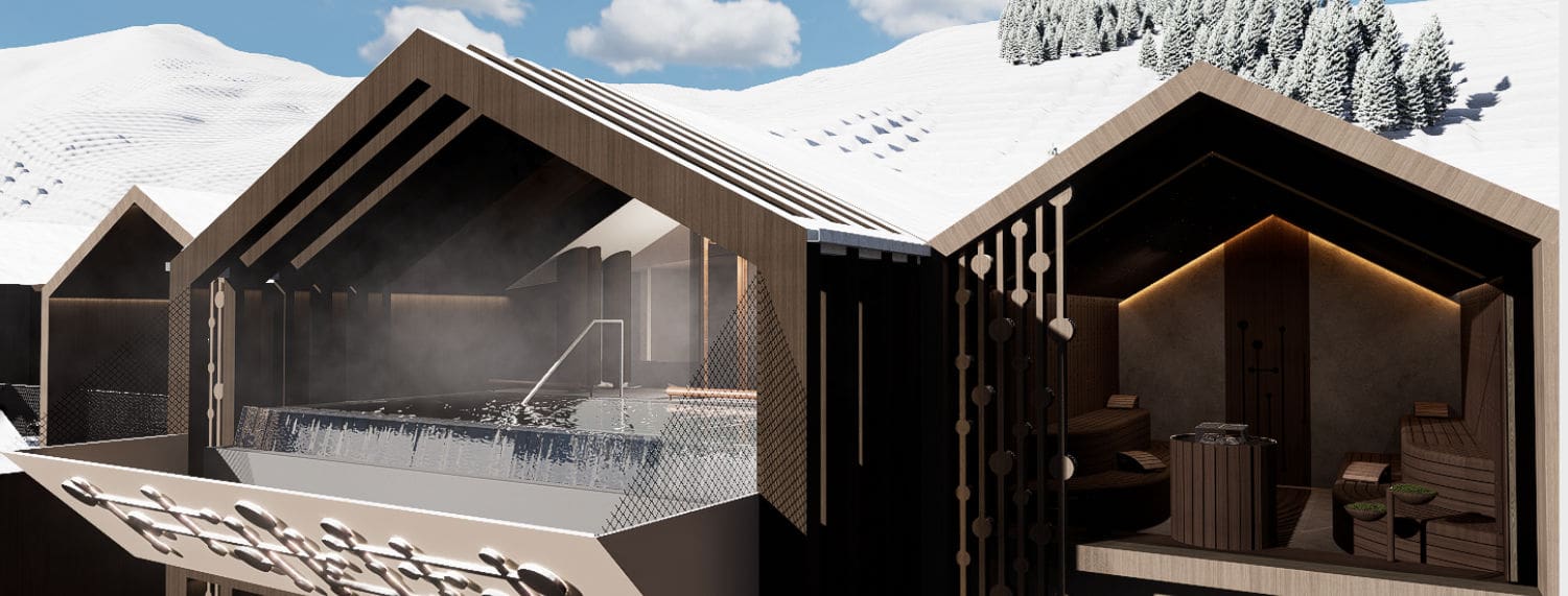Adults Only Outdoor Infinity Whirlpool Hotel Zauchensee Zentral