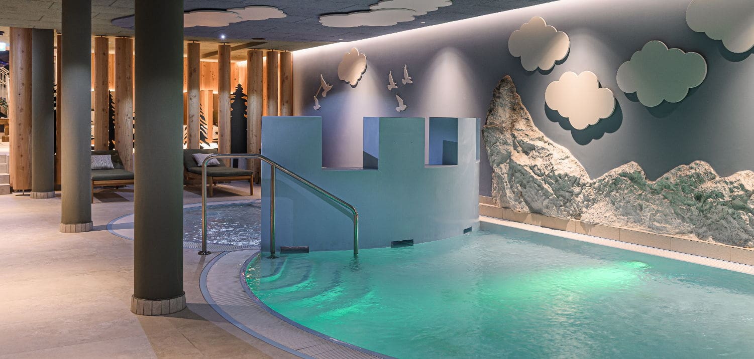 Kinderschwimmbad Babybecken Skihotel Zauchensee Zentral Salzburg