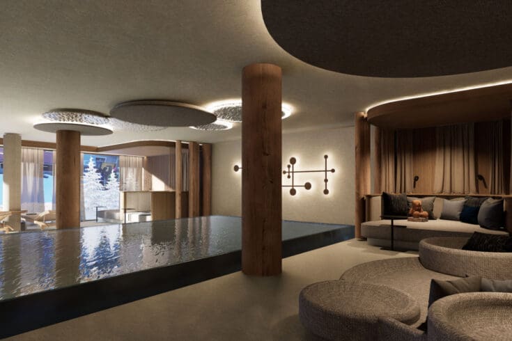 Wellness Indoor Schwimmbad Hotel Zauchensee Zentral